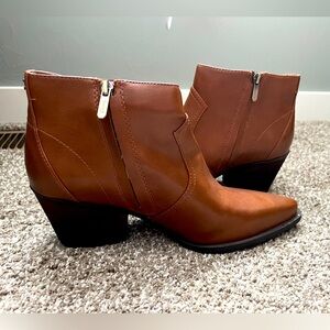 Sam Edelman Circus size 11 brown leather booties
